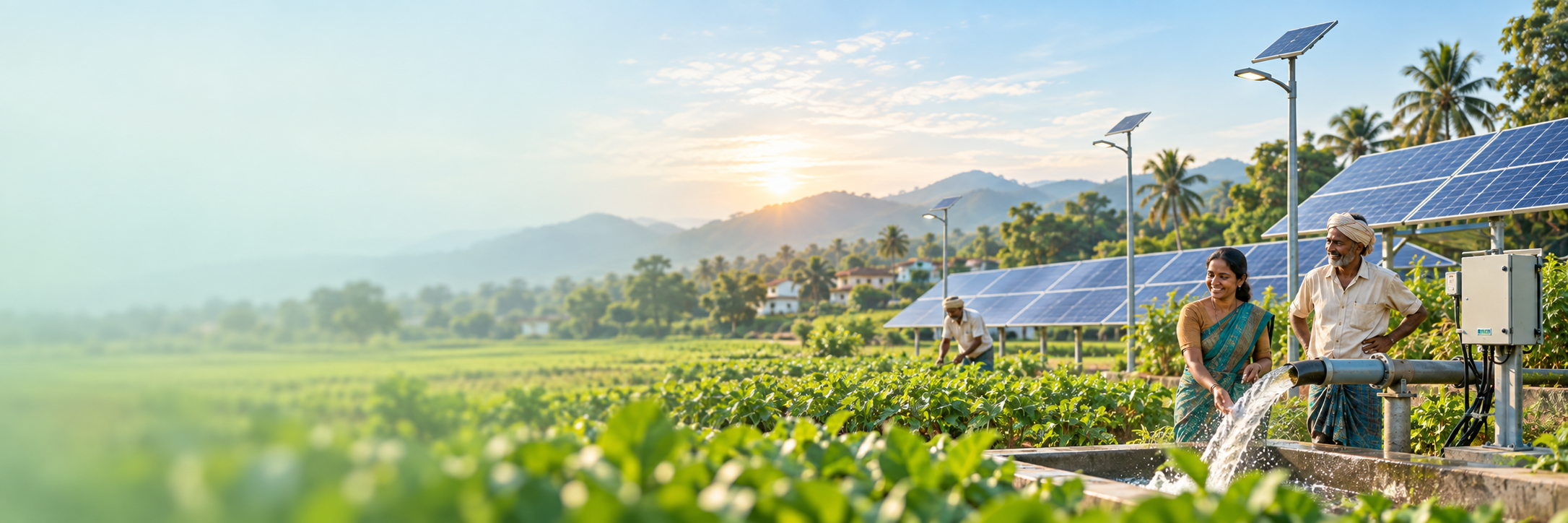 Solar infrastructure supporting rural communities